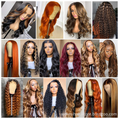 Raw Indian Hair Align Virgin Cuticle Aligned 613 Highlight Full Lace Front Wigs Human Hair Hd 360 Lace Frontal Wigs For Black Wo